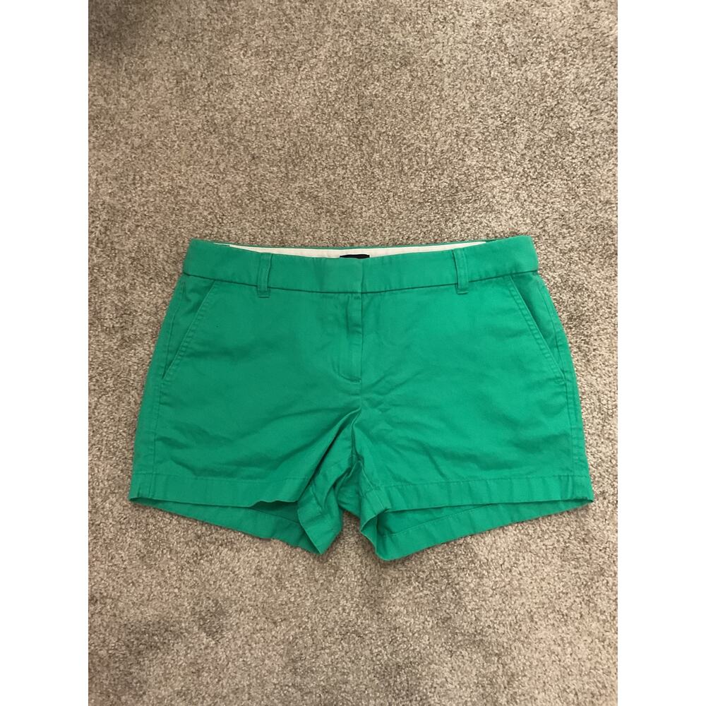 J. Crew Classic Chino 3.5" Inseam Short Bundle (3) Green, Pink, & White, 8 - Picture 4 of 11